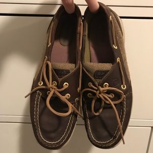 genuine leather sperrys